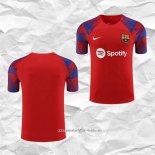 Camiseta de Entrenamiento Barcelona 2023 2024 Rojo