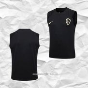 Camiseta de Entrenamiento Corinthians 2023 2024 Sin Mangas Negro