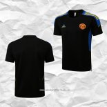 Camiseta de Entrenamiento Manchester United 2021 2022 Negro