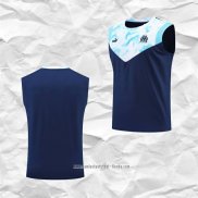 Camiseta de Entrenamiento Olympique Marsella 2022 2023 Sin Mangas Azul