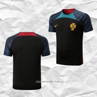 Camiseta de Entrenamiento Portugal 2022 2023 Negro