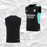 Camiseta de Entrenamiento Real Madrid 2022 2023 Sin Mangas Negro