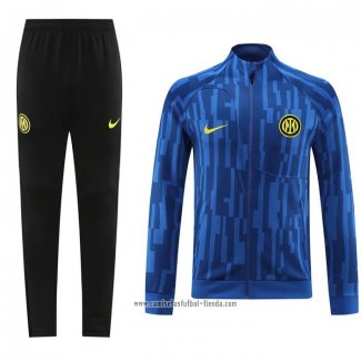 Chandal de Chaqueta del Inter Milan 2023 2024 Azul