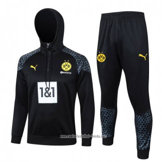 Chandal de Sudadera del Borussia Dortmund 2023 2024 Negro