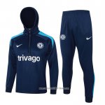 Chandal de Sudadera del Chelsea 2024 2025 Azul