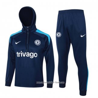 Chandal de Sudadera del Chelsea 2024 2025 Azul