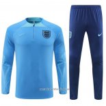 Chandal de Sudadera del Inglaterra 2022 2023 Azul Claro