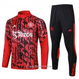 Chandal de Sudadera del Manchester United 2023 2024 Rojo