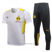 Chandal del Borussia Dortmund 2021 2022 Manga Corta Blanco