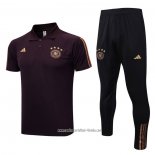 Conjunto Polo del Alemania 2022 2023 Marron