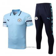 Conjunto Polo del Manchester City 2022 2023 Azul