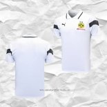 Camiseta Polo del Borussia Dortmund 2023 2024 Blanco