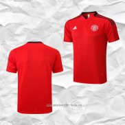 Camiseta Polo del Manchester United 2022 2023 Rojo