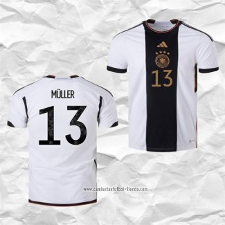 Camiseta Primera Alemania Jugador Muller 2022