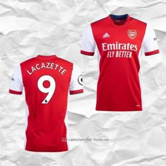 Camiseta Primera Arsenal Jugador Lacazette 2021 2022