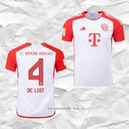 Camiseta Primera Bayern Munich Jugador De Ligt 2023 2024