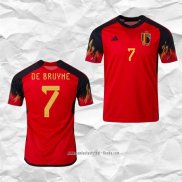 Camiseta Primera Belgica Jugador De Bruyne 2022