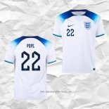 Camiseta Primera Inglaterra Jugador Pope 2022