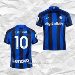 Camiseta Primera Inter Milan Jugador Lautaro 2022 2023