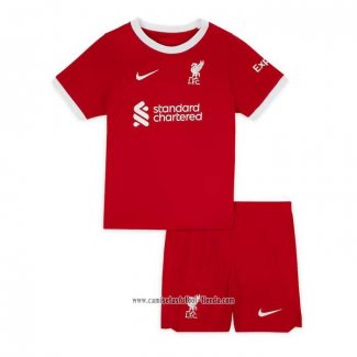 Camiseta Primera Liverpool 2023 2024 Nino