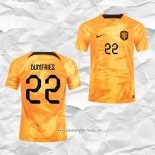 Camiseta Primera Paises Bajos Jugador Dumfries 2022