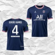 Camiseta Primera Paris Saint-Germain Jugador Sergio Ramos 2021 2022