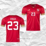 Camiseta Primera Serbia Jugador Vanja 2022