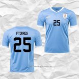 Camiseta Primera Uruguay Jugador F.Torres 2022