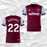 Camiseta Primera West Ham Jugador Benrahma 2023 2024
