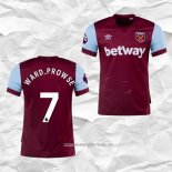 Camiseta Primera West Ham Jugador Ward-Prowse 2023 2024