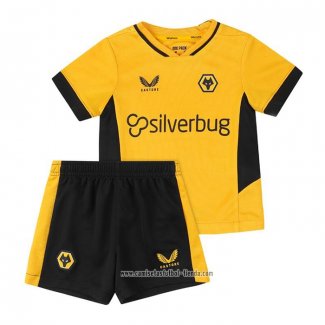 Camiseta Primera Wolves 2021 2022 Nino