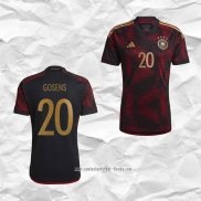 Camiseta Segunda Alemania Jugador Gosens 2022