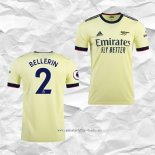 Camiseta Segunda Arsenal Jugador Bellerin 2021 2022