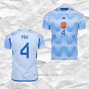 Camiseta Segunda Espana Jugador Pau 2022