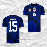 Camiseta Segunda Estados Unidos Jugador Rapinoe 2022
