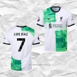 Camiseta Segunda Liverpool Jugador Luis Diaz 2023 2024