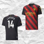 Camiseta Segunda Manchester City Jugador Laporte 2022 2023