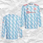Camiseta Segunda Manchester United 2021 2022 Manga Larga
