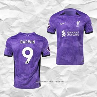 Camiseta Tercera Liverpool Jugador Darwin 2023 2024
