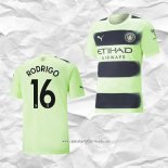 Camiseta Tercera Manchester City Jugador Rodrigo 2022 2023