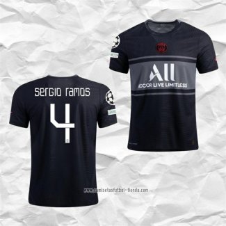 Camiseta Tercera Paris Saint-Germain Jugador Sergio Ramos 2021 2022