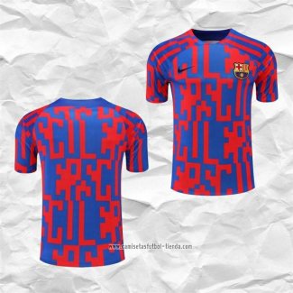 Camiseta de Entrenamiento Barcelona 2022 2023 Rojo y Azul