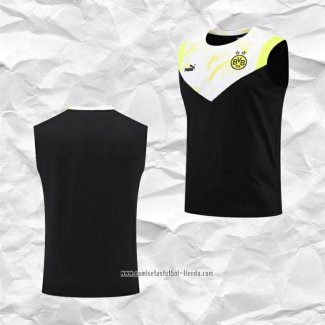 Camiseta de Entrenamiento Borussia Dortmund 2022 2023 Sin Mangas Negro