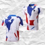 Camiseta de Entrenamiento Francia 2022 2023 Blanco Rojo Azul