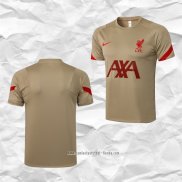 Camiseta de Entrenamiento Liverpool 2021 2022 Amarillo