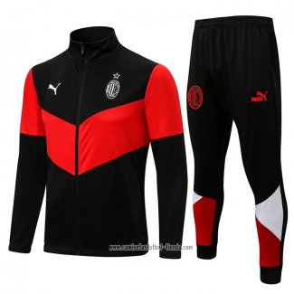 Chandal de Chaqueta del AC Milan 2021 2022 Negro