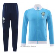 Chandal de Chaqueta del Manchester City 2023 2024 Azul Claro