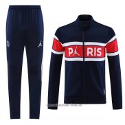 Chandal de Chaqueta del Paris Saint-Germain 2023 2024 Azul y Rojo