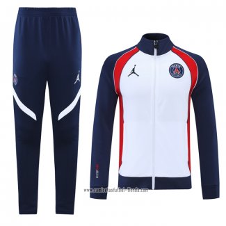 Chandal de Chaqueta del Paris Saint-Germain Jordan 2021 2022 Blanco