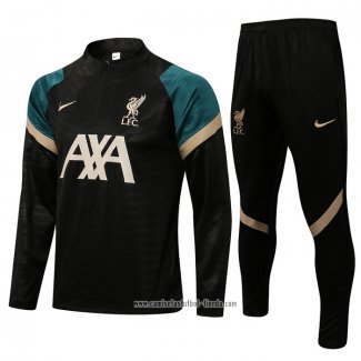 Chandal de Sudadera del Liverpool 2021 2022 Negro